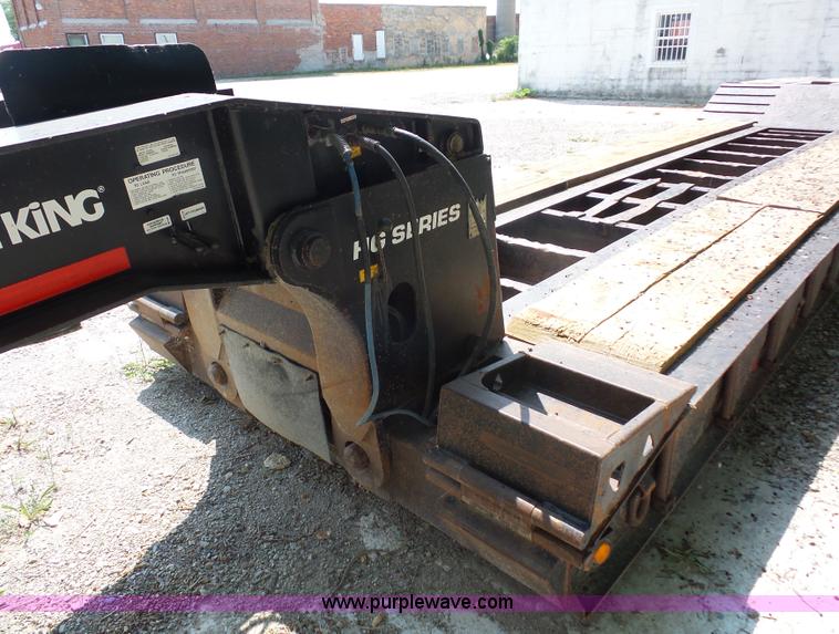 image for item L2845 2000 Trail King TK110HDG-483 lowboy equipment trailer