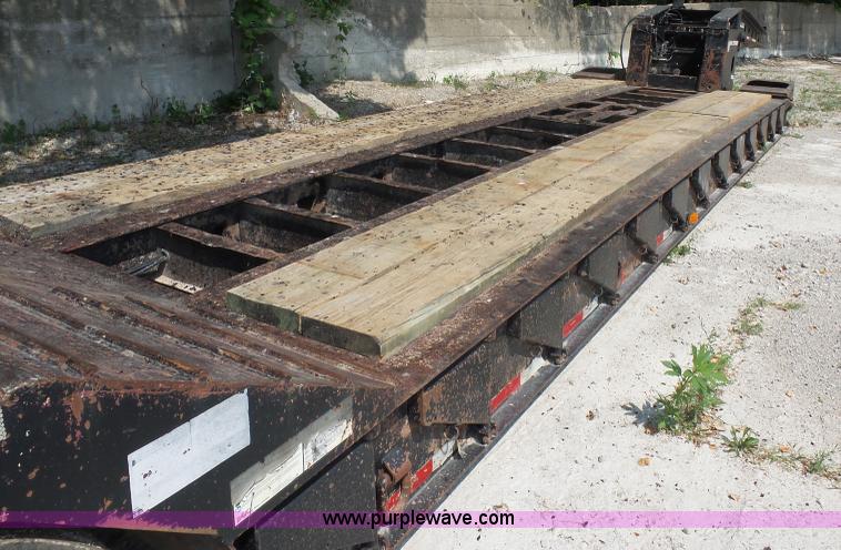 image for item L2845 2000 Trail King TK110HDG-483 lowboy equipment trailer