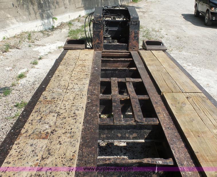 image for item L2845 2000 Trail King TK110HDG-483 lowboy equipment trailer