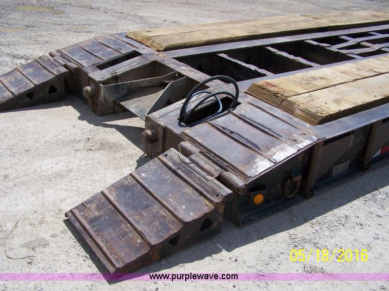 image for item L2845 2000 Trail King TK110HDG-483 lowboy equipment trailer