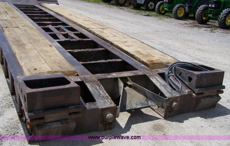 image for item L2845 2000 Trail King TK110HDG-483 lowboy equipment trailer