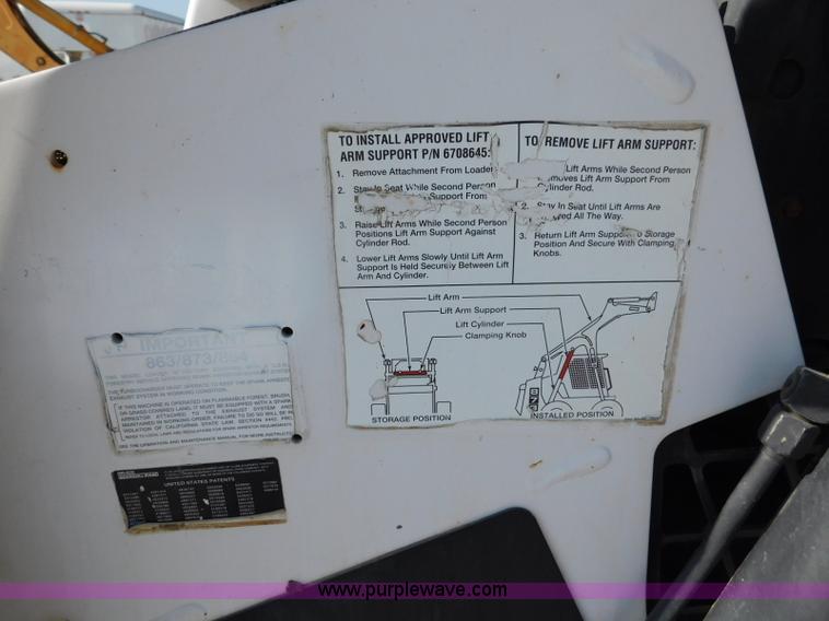 image for item L5900 1999 Bobcat 873F Turbo skid steer