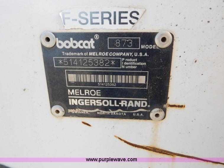 image for item L5900 1999 Bobcat 873F Turbo skid steer