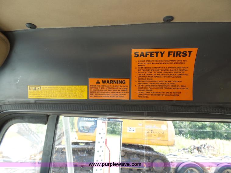 image for item L6106 1994 International 4900 flatbed dump truck