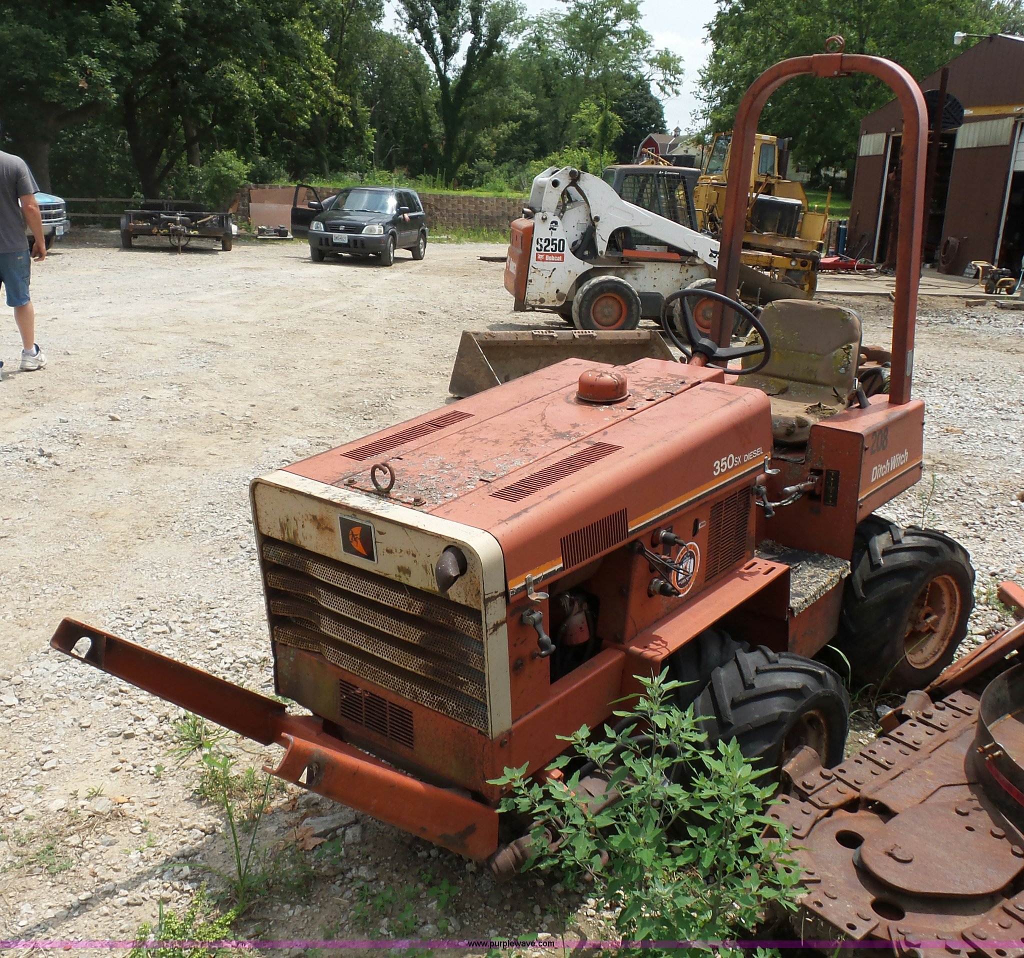 1989 Ditch Witch 350 SX vibratory plow in Sibley, MO | Item AV9977 sold