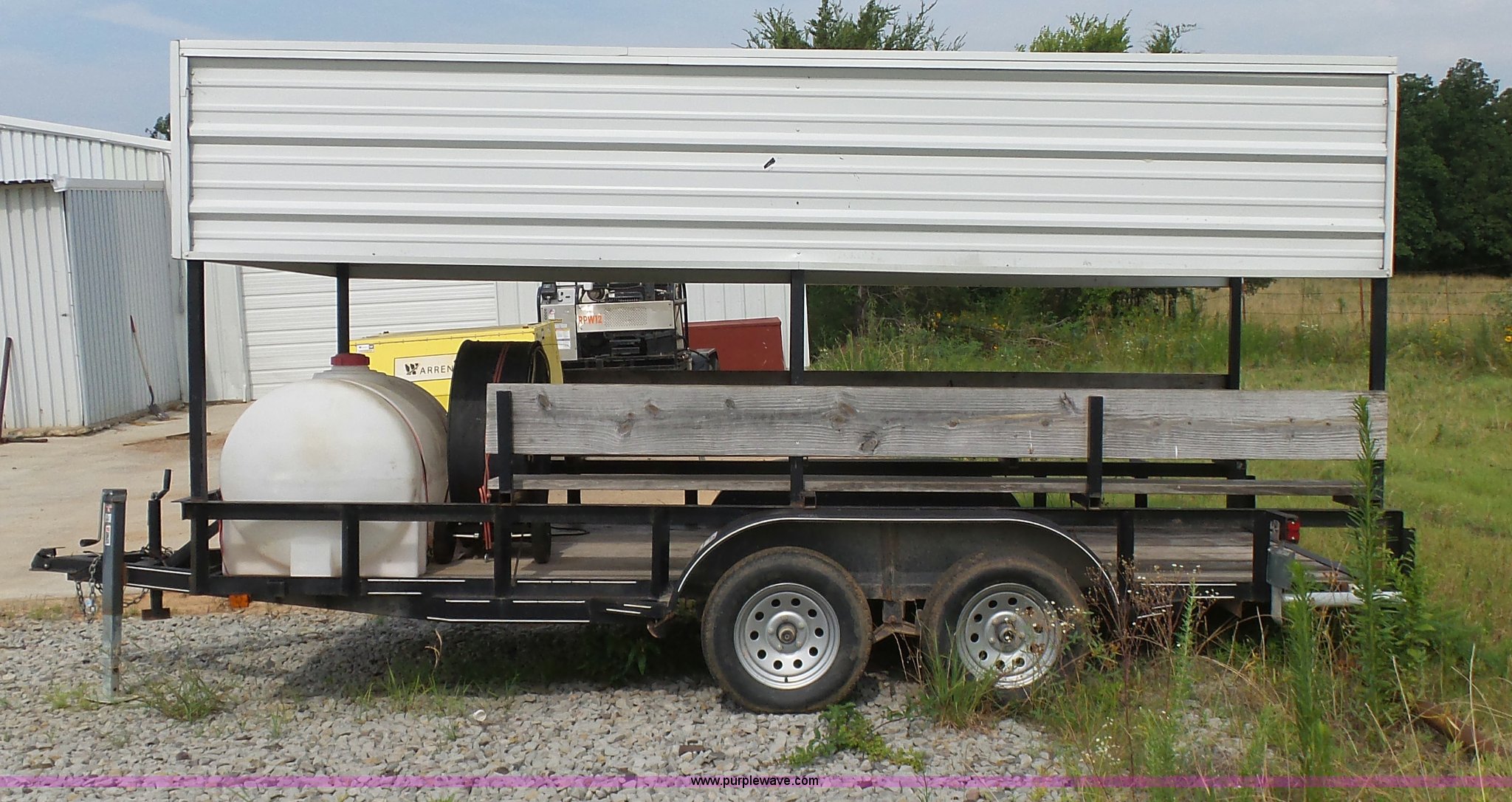 Cooling station trailer in Eufaula, OK Item K7100 sold Purple Wave