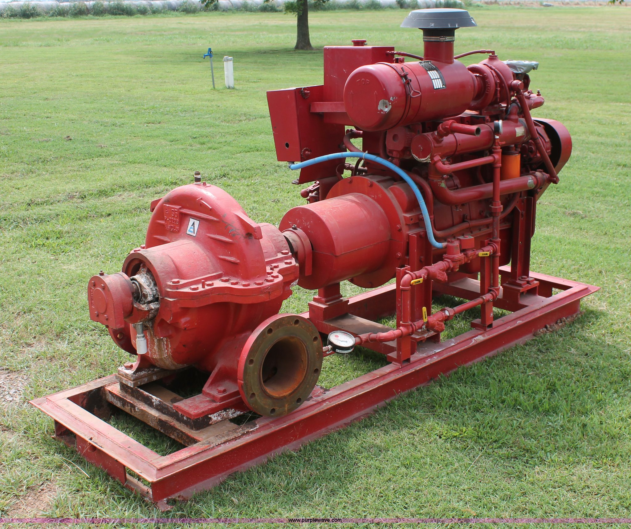 ITT 8100 AC centrifugal pump in Yukon, OK Item K8791 sold Purple Wave
