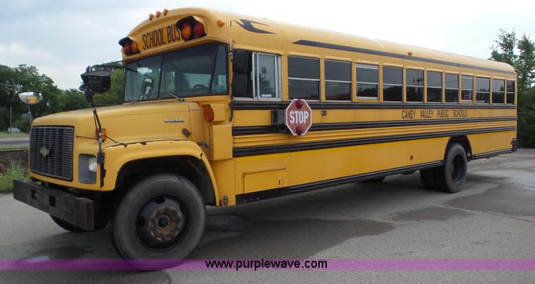 image for item AG9188 1999 Chevrolet school bus