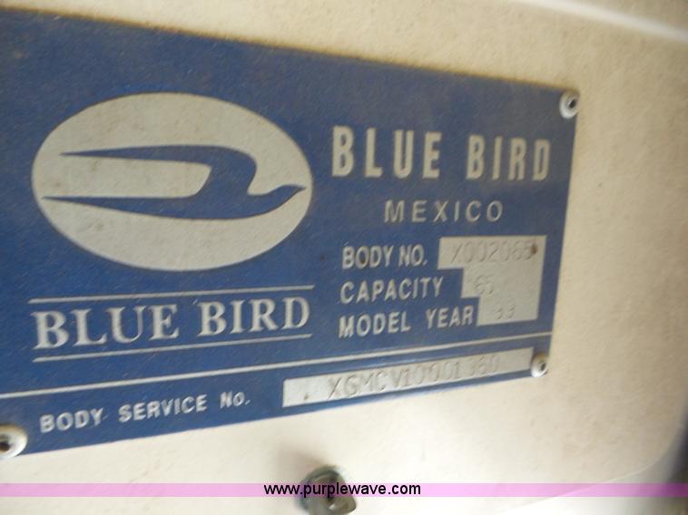 image for item AG9188 1999 Chevrolet school bus