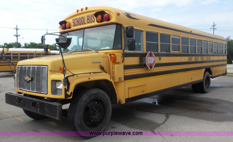 image for item AG9189 1999 Chevrolet school bus