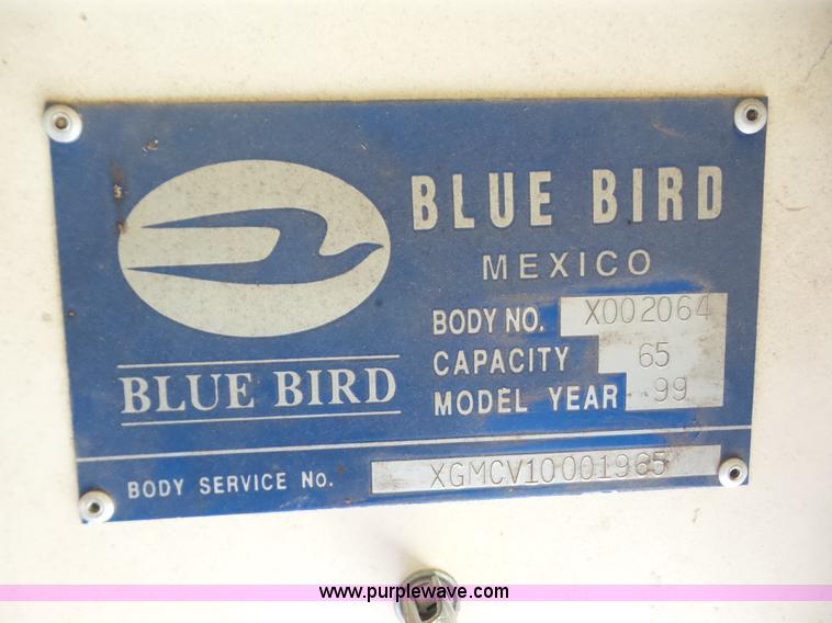 image for item AG9189 1999 Chevrolet school bus