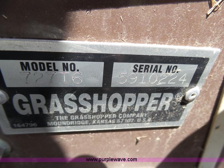 image for item BY9502 2009 Grasshopper 727T6 lawn mower