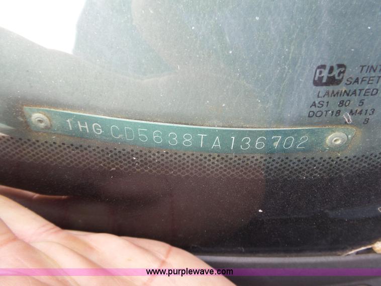 image for item BZ9521 1996 Honda Accord