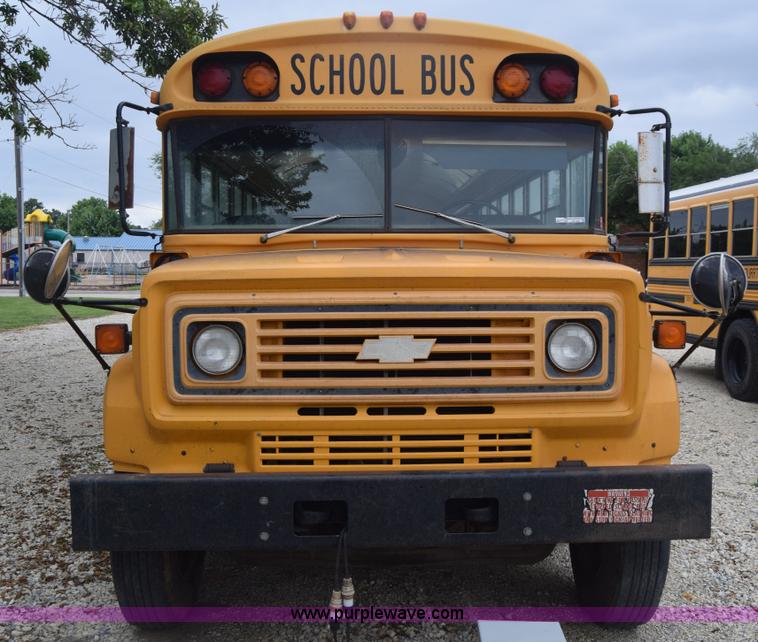 image for item CB9291 1991 Chevrolet Blue Bird school bus