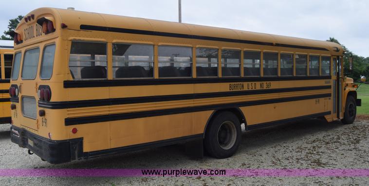 image for item CB9291 1991 Chevrolet Blue Bird school bus
