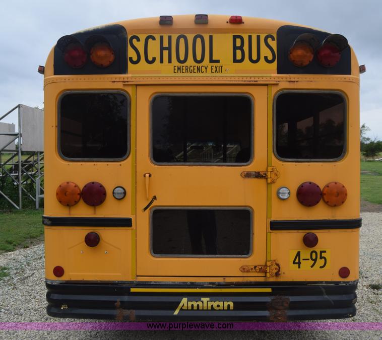 image for item CB9292 1995 GMC G3500 Am Tran school bus