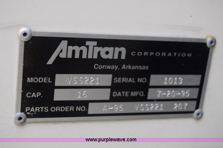 image for item CB9292 1995 GMC G3500 Am Tran school bus