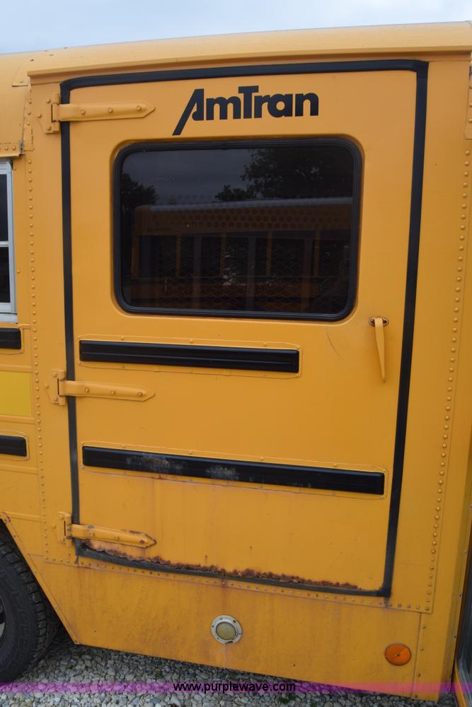 image for item CB9292 1995 GMC G3500 Am Tran school bus
