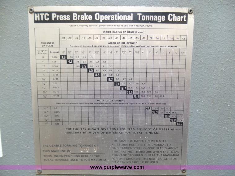image for item J6029 Hydra-Tool Company 155-12H press brake
