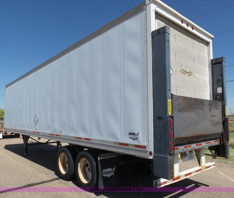image for item J6034 1997 Wabash SA-102-FFW dry van trailer