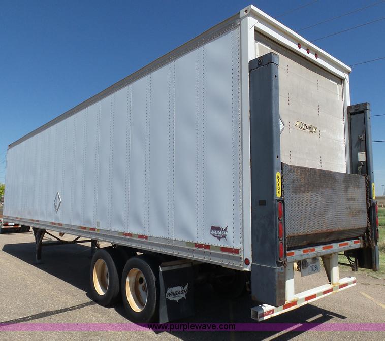 image for item J6034 1997 Wabash SA-102-FFW dry van trailer