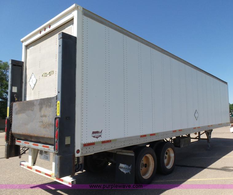 image for item J6034 1997 Wabash SA-102-FFW dry van trailer