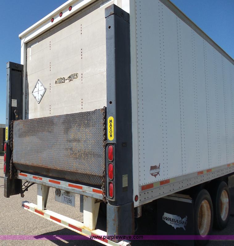 image for item J6034 1997 Wabash SA-102-FFW dry van trailer