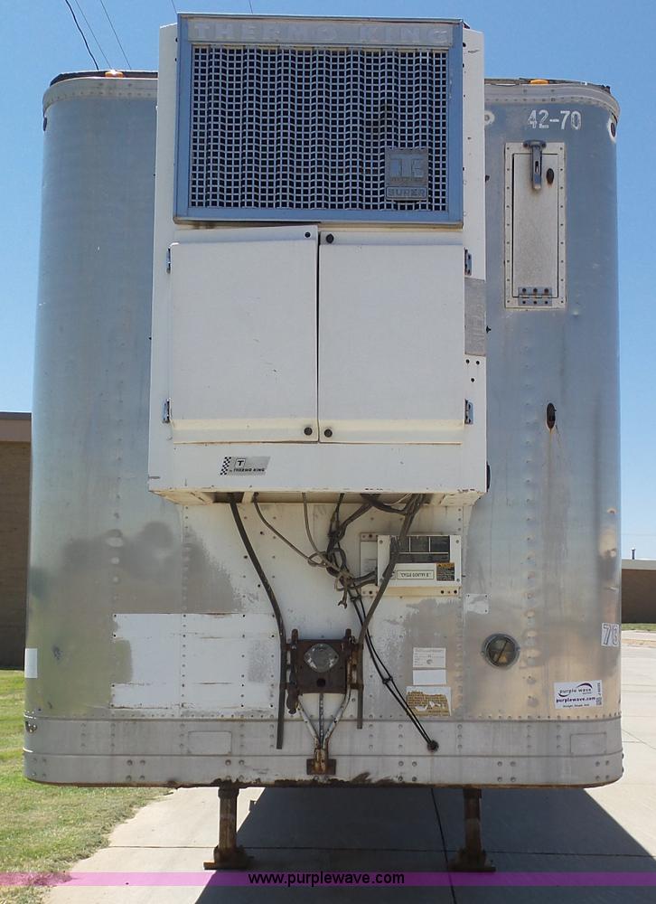image for item J6035 1978 Fruehauf A9-8576-42-6PR refrigerated van trailer