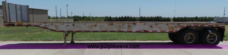 image for item J6036 1962 Load Craft JT908PB flatbed trailer