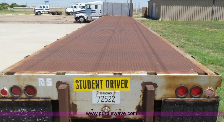 image for item J6036 1962 Load Craft JT908PB flatbed trailer