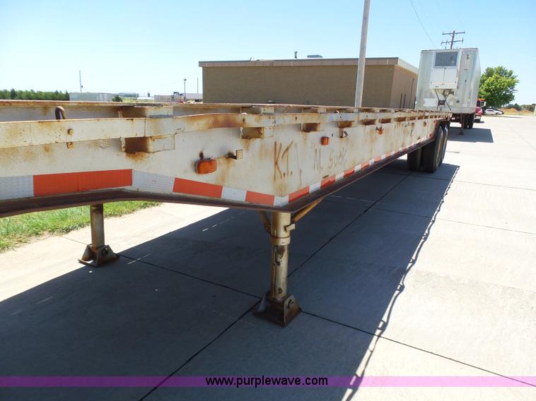 image for item J6036 1962 Load Craft JT908PB flatbed trailer