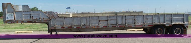 image for item J6037 1978 Fontaine DPT-3-5042 drop deck trailer