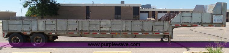 image for item J6037 1978 Fontaine DPT-3-5042 drop deck trailer