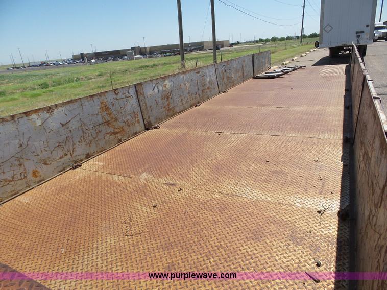 image for item J6037 1978 Fontaine DPT-3-5042 drop deck trailer