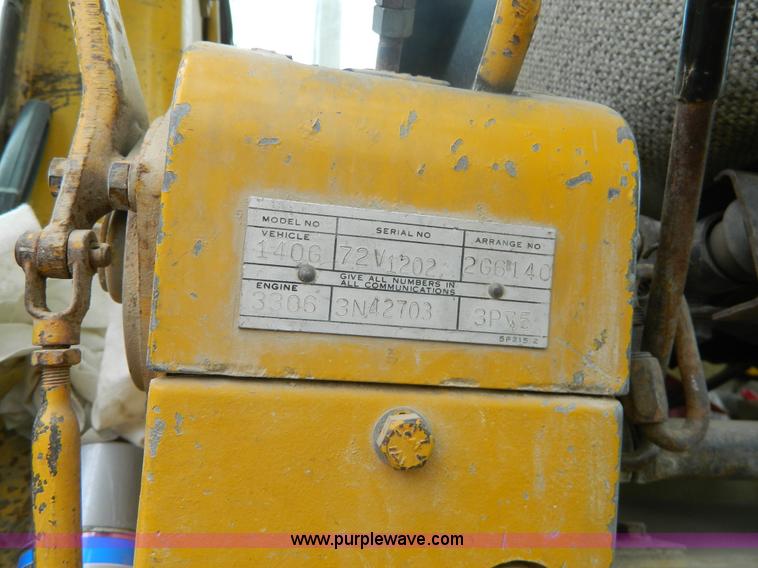 image for item J8875 1976 Caterpillar 140G motor grader