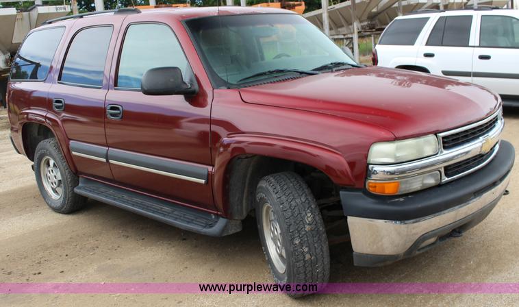 image for item K3192 2003 Chevrolet Tahoe SUV