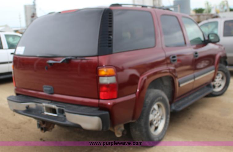 image for item K3192 2003 Chevrolet Tahoe SUV