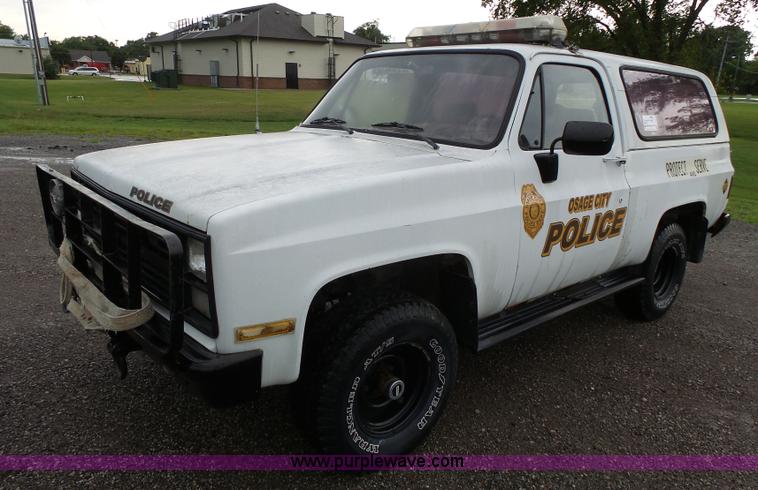 image for item K5361 1984 Chevrolet D10 Military Blazer SUV