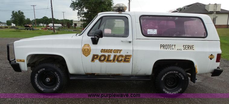 image for item K5361 1984 Chevrolet D10 Military Blazer SUV