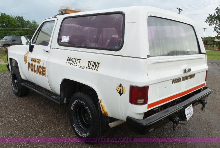 image for item K5361 1984 Chevrolet D10 Military Blazer SUV