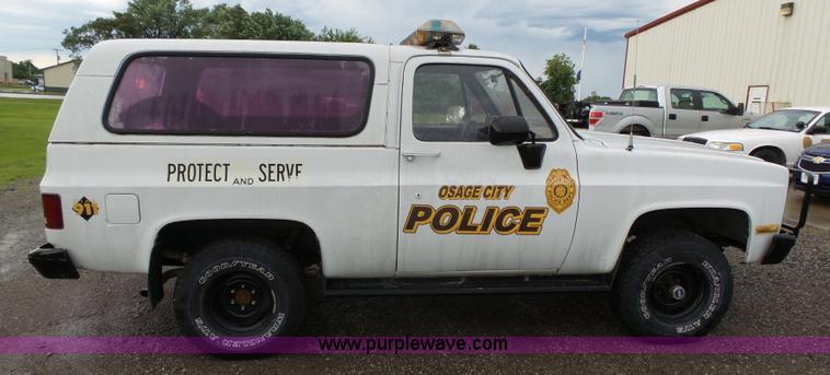 image for item K5361 1984 Chevrolet D10 Military Blazer SUV