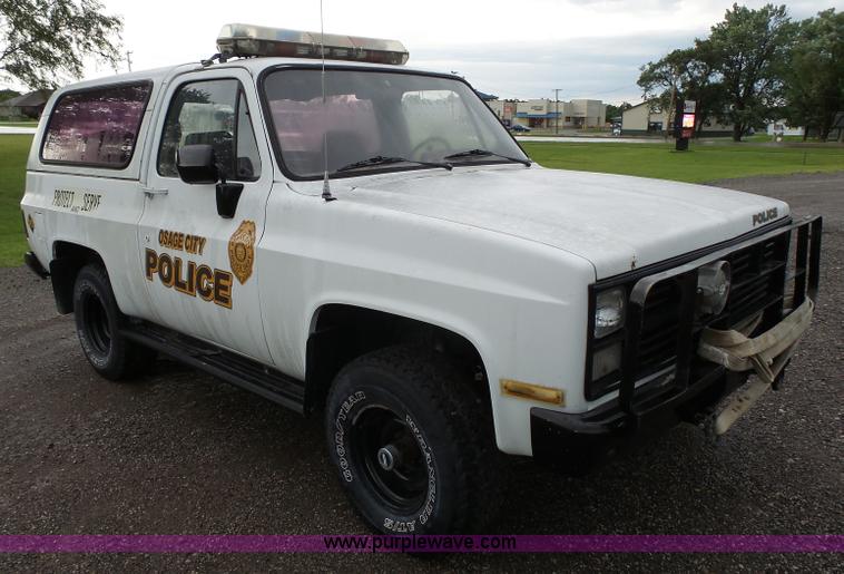 image for item K5361 1984 Chevrolet D10 Military Blazer SUV