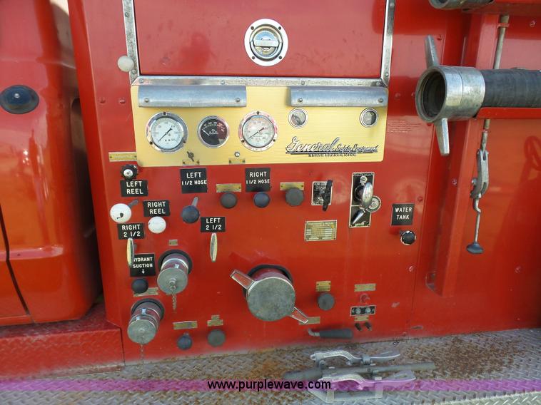 image for item K5430 1972 GMC 6500 fire truck