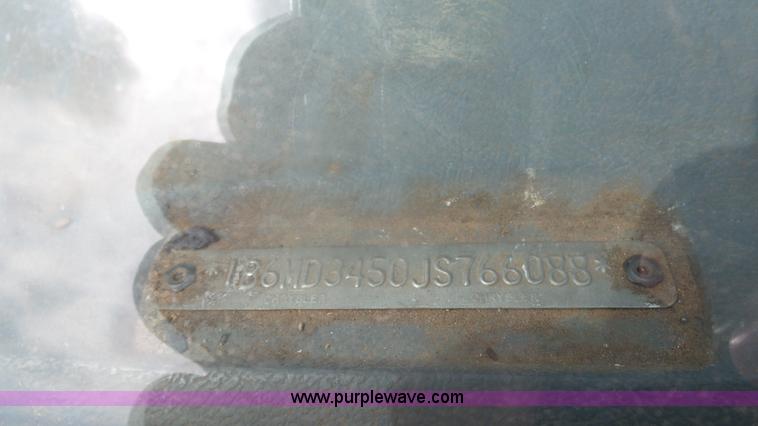 image for item K5477 1988 Dodge D350 flatbed pickup truck