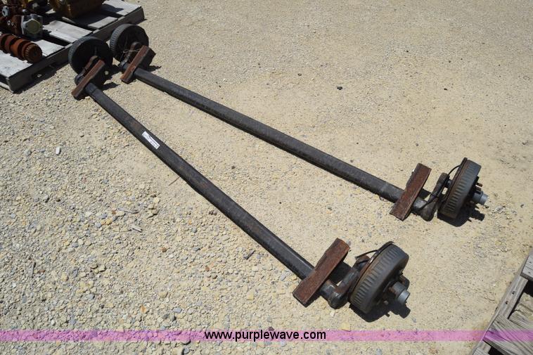 image for item BF9790 (2) trailer axles