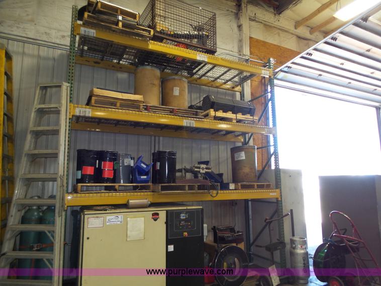 image for item BX9132 (4) 12'W sections of warehouse racking