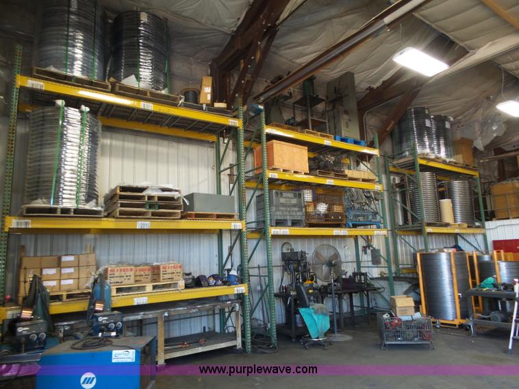 image for item BX9132 (4) 12'W sections of warehouse racking