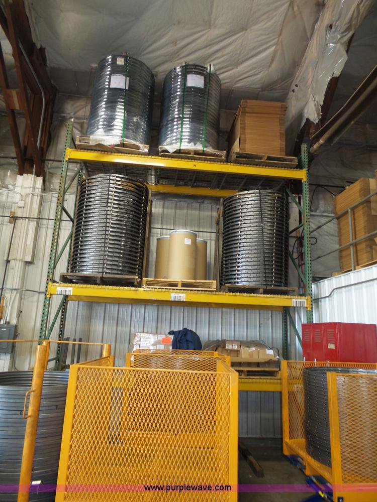 image for item BX9132 (4) 12'W sections of warehouse racking