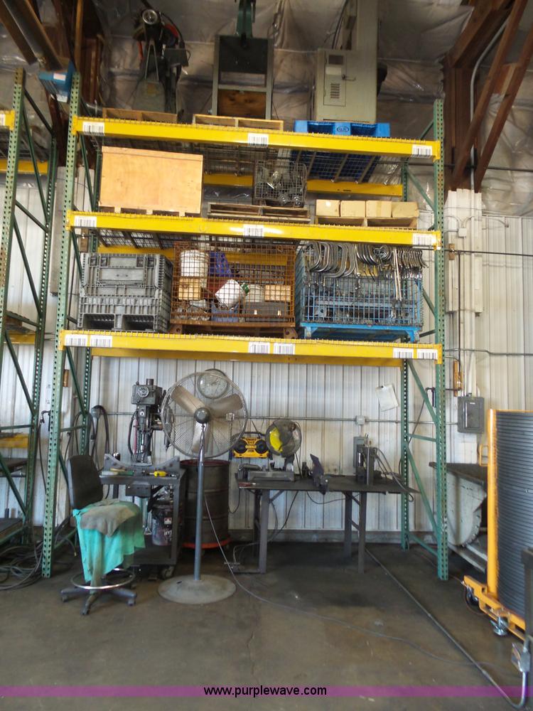 image for item BX9132 (4) 12'W sections of warehouse racking