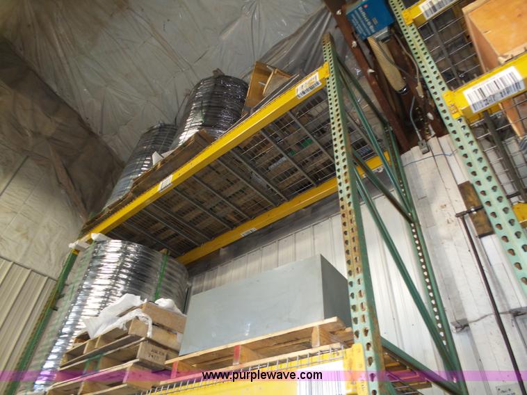 image for item BX9132 (4) 12'W sections of warehouse racking